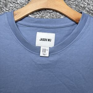 Jason Wu T-Shirt Men’s Size XXL Short Sleeve Stretch Designer Baby Blue Summer